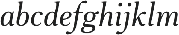 Midnight Edition Medium Italic otf (500) Font LOWERCASE
