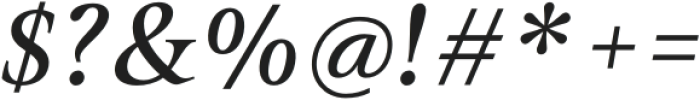 Midnight Edition SemiBold Italic otf (600) Font OTHER CHARS