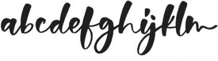Midnight Fashion Rough otf (400) Font LOWERCASE
