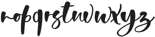 Midnight Fashion otf (400) Font LOWERCASE