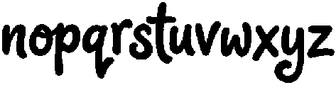 Midnight Marker Regular otf (400) Font LOWERCASE