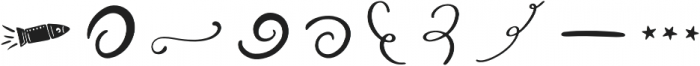 Midnight Moon Symbols otf (400) Font OTHER CHARS
