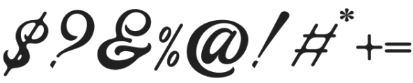 Midnight Pleasure Script Reg otf (400) Font OTHER CHARS