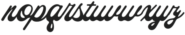 Midnight Pleasure Script Reg otf (400) Font LOWERCASE