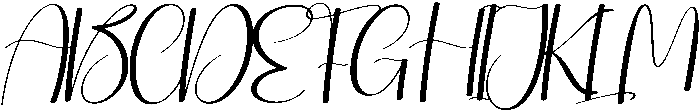 Midnight Regular otf (400) Font UPPERCASE