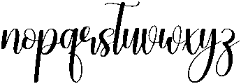Midnight Regular otf (400) Font LOWERCASE