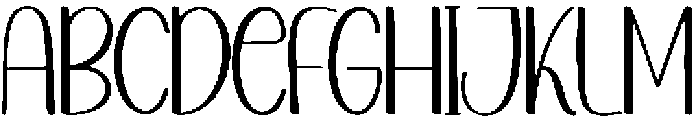Midnight Regular otf (400) Font UPPERCASE