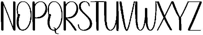 Midnight Regular otf (400) Font UPPERCASE
