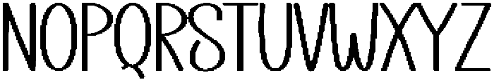 Midnight Regular otf (400) Font UPPERCASE