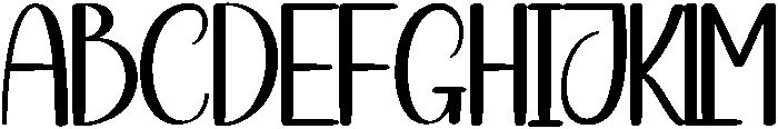 Midnight Regular otf (400) Font UPPERCASE