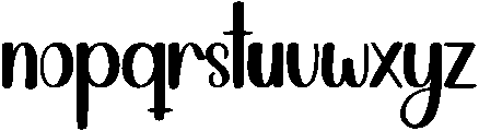 Midnight Regular otf (400) Font LOWERCASE