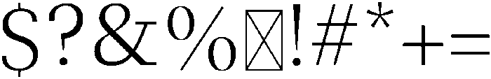 Midnight Regular otf (400) Font OTHER CHARS