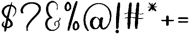 Midnight Regular otf (400) Font OTHER CHARS