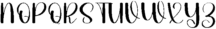 Midnight Regular otf (400) Font UPPERCASE