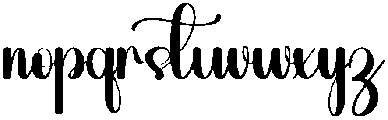Midnight Regular otf (400) Font LOWERCASE
