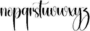 Midnight Regular otf (400) Font LOWERCASE