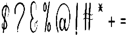 Midnight Regular otf (400) Font OTHER CHARS