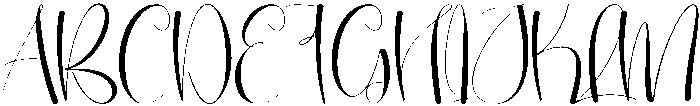 Midnight Regular otf (400) Font UPPERCASE