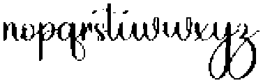 Midnight Regular otf (400) Font LOWERCASE