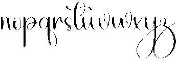 Midnight Regular otf (400) Font LOWERCASE