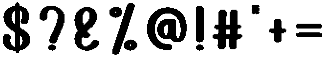 Midnight Regular otf (400) Font OTHER CHARS