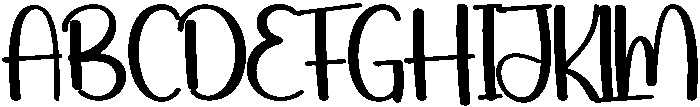 Midnight Regular otf (400) Font UPPERCASE