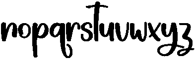 Midnight Regular otf (400) Font LOWERCASE