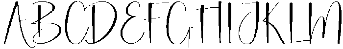 Midnight Regular otf (400) Font UPPERCASE