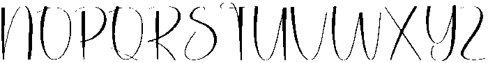 Midnight Regular otf (400) Font UPPERCASE