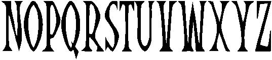 Midnight-Regular otf (400) Font LOWERCASE
