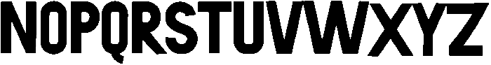 Midnight Regular otf (400) Font UPPERCASE