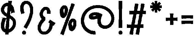 Midnight Regular otf (400) Font OTHER CHARS