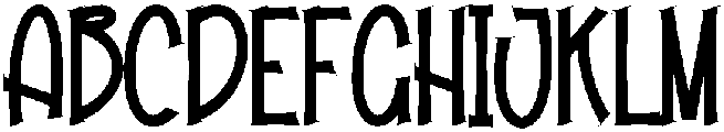Midnight Regular otf (400) Font UPPERCASE