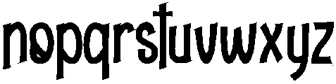 Midnight Regular otf (400) Font LOWERCASE