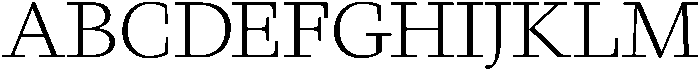 Midnight Regular otf (400) Font UPPERCASE