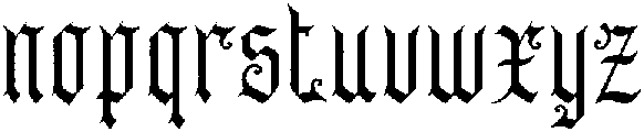 Midnight Romance otf (400) Font LOWERCASE