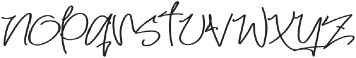 Midnight Script otf (400) Font LOWERCASE