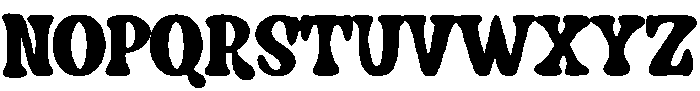 Midnight Sunday Regular otf (400) Font UPPERCASE