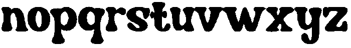Midnight Sunday Regular otf (400) Font LOWERCASE