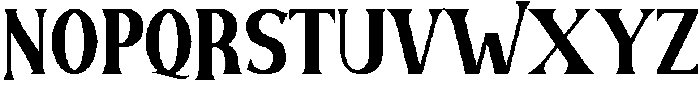 Midnight Vintage Regular otf (400) Font UPPERCASE