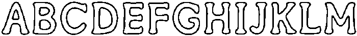 Midnight Voyage Outline otf (400) FONT