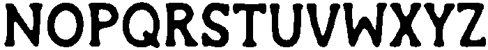 Midnight Voyage Regular otf (400) Font UPPERCASE