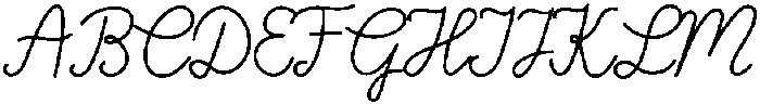 Midnight Voyage Script otf (400) Font UPPERCASE