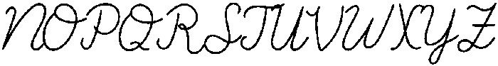 Midnight Voyage Script otf (400) Font UPPERCASE