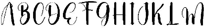 Midnight Wonderful Regular otf (400) Font UPPERCASE