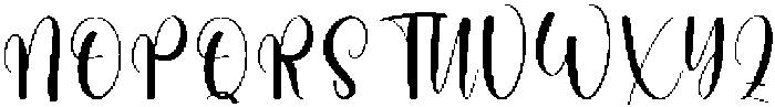 Midnight Wonderful Regular otf (400) Font UPPERCASE