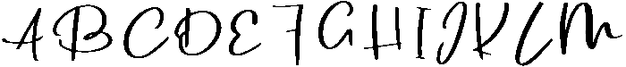 Midnight otf (400) Font UPPERCASE