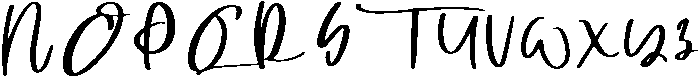 Midnight otf (400) Font UPPERCASE