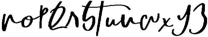 Midnight otf (400) Font LOWERCASE