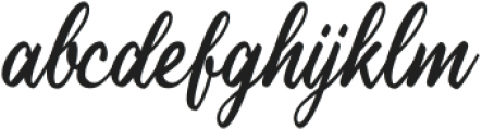 MidnightFairies-Regular otf (400) Font LOWERCASE